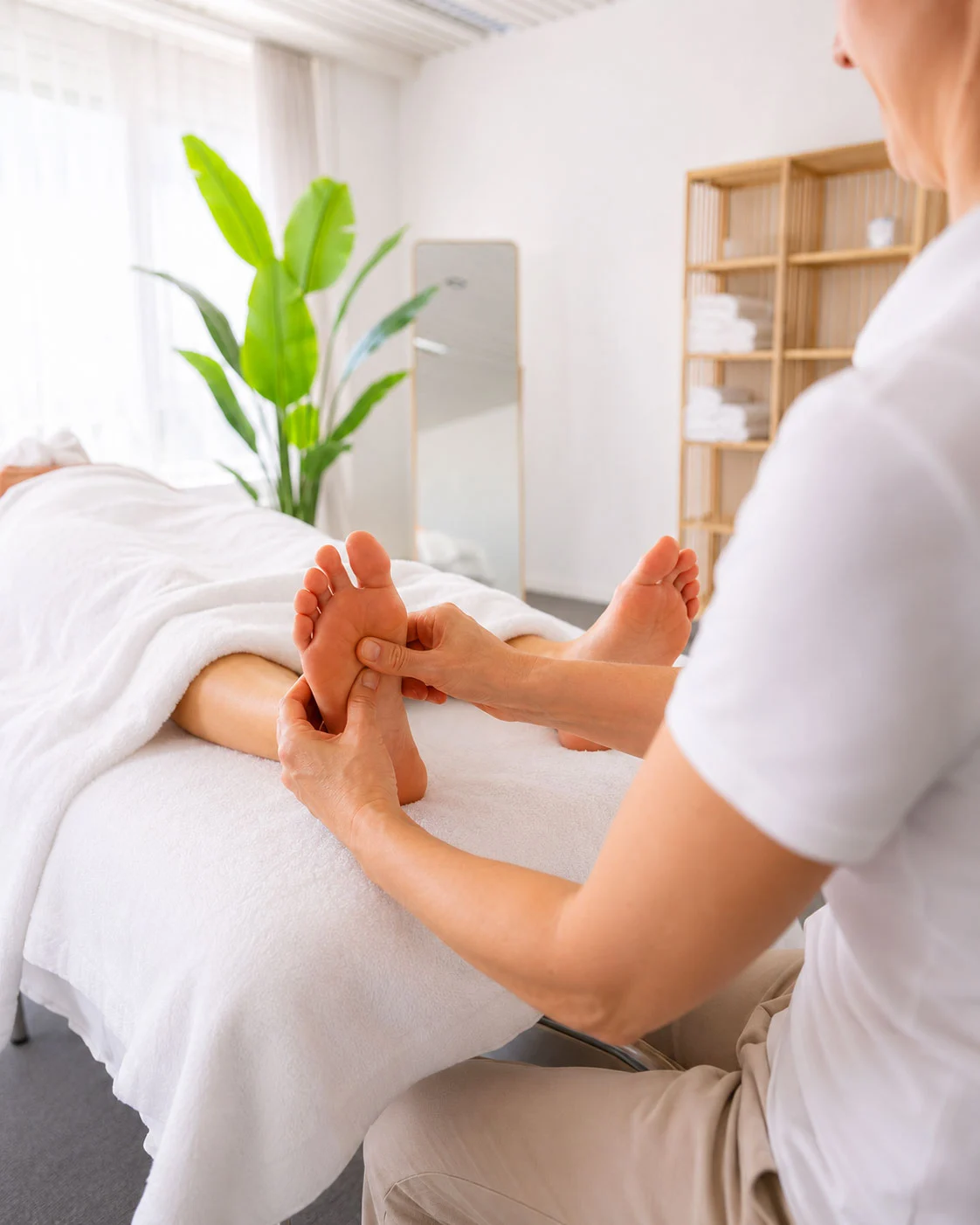 Fussreflexzonenmassage im Massage Zentrum Oftringen an der Frikartstrasse
